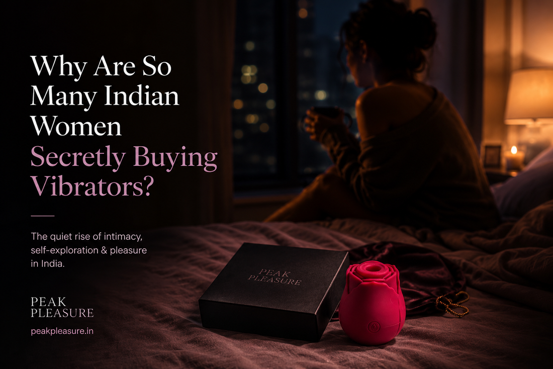 Beginner-friendly vibrator and intimacy wellness concept for Indian women