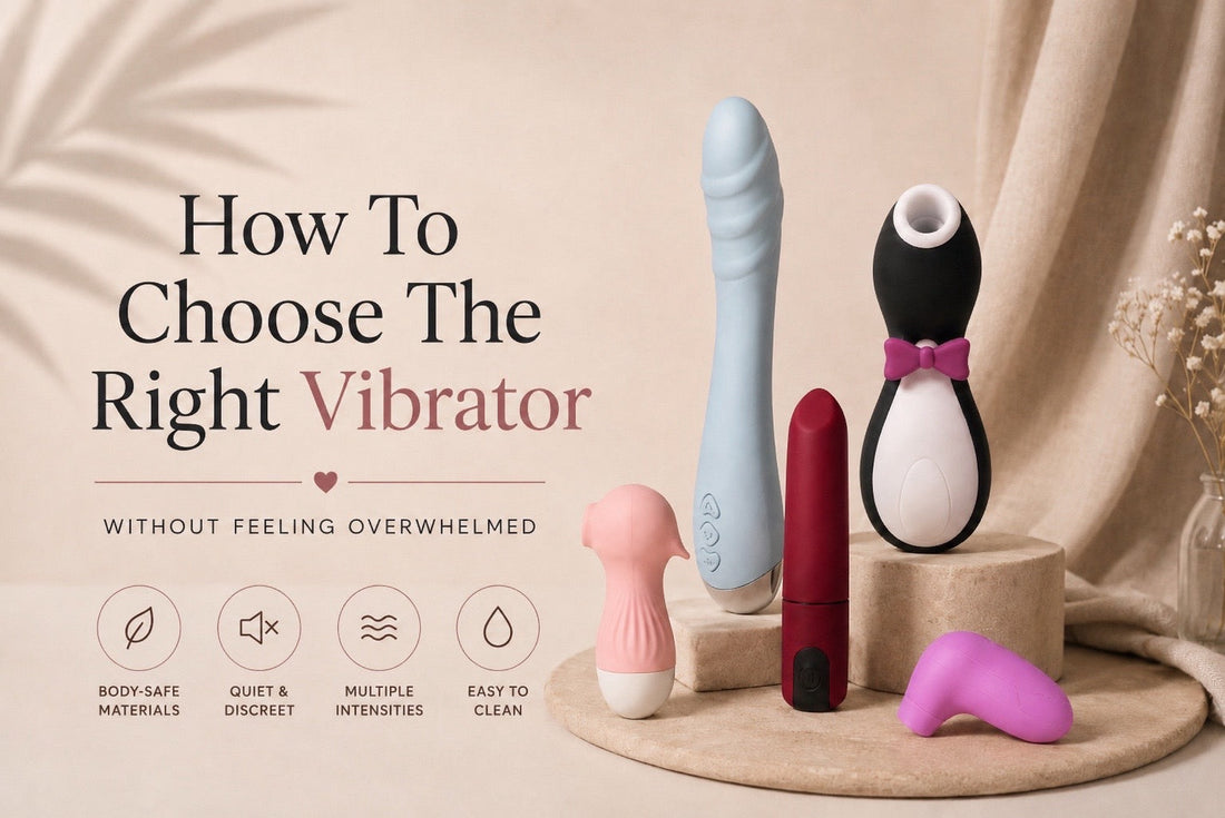 Beginner-friendly vibrator guide with modern intimacy wellness products  